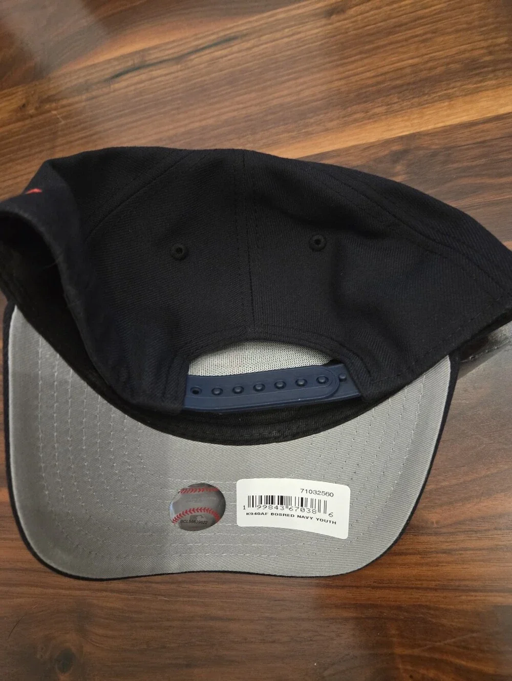 Boston Red Sox New Era Youth 9FORTY A-Frame Adjustable Hat - Navy